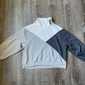 NWT XL ABERCROMBIE & FITCH COLOR BLOCK SWEATSHIRT